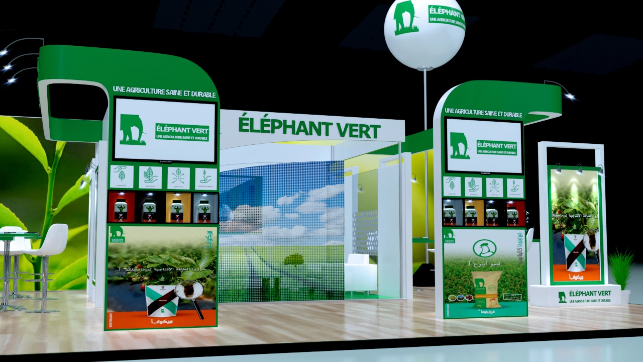 Stand Elephant Vert - SIAM 2018 _3D 03