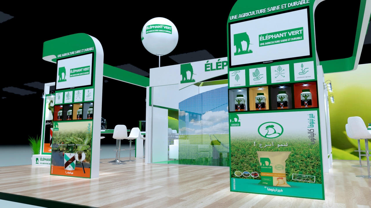 Stand Elephant Vert - SIAM 2018 _3D 04